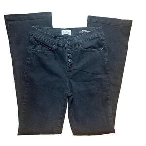 Nicole Miller Soho High Rise Bootcut Jeans Womens 4 Black Flare